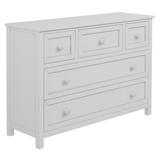 Hillsdale Kids and Teen Schoolhouse 4.0 Wood Dresser with 5 Drawers, White - 2184-7500