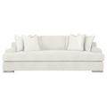 Bernhardt Andie 95" Recessed Arm Sofa Polyester in White | 32.5 H x 95 W x 40.5 D in | Wayfair N9727_5558-000_726AntiqueWhite