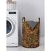 East Urban Home Ambesonne Paisley Laundry Bag Fabric in Brown | 12.99 H x 12.99 W in | Wayfair 1B87EC23DB0D47E3980653EF448980C1