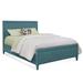 Birch Lane™ Jandre Low Profile Standard Bed Wood/Wicker/Rattan in Blue | 52 H x 76 W x 86 D in | Wayfair 58DBA1A245B5431C82BFC13099AE7812