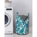 East Urban Home Ambesonne Paisley Laundry Bag Fabric in Blue/Gray | 12.99 H x 12.99 W in | Wayfair 4F6B4E8A0E824350ACB1E4601B76F385
