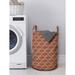 East Urban Home Ambesonne Floral Laundry Bag Fabric in Brown | 12.99 H x 12.99 W in | Wayfair 7F0103D4B0954A459AB455C8A5791B7A