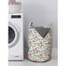 East Urban Home Ambesonne Floral Laundry Bag Fabric in Gray/Green | 12.99 H x 12.99 W in | Wayfair 20D66CA66AFB4751B1276F915E4082BA