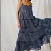 Free People Dresses | Free People Midnight Dance Tiered Dress | Color: Blue | Size: Xs