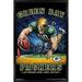 Green Bay Packers 24.25'' x 35.75'' Framed Mascot Endzone Poster