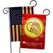 Ornament Collection Rat of Year 2-Sided Polyester 1'5 x 1'1 ft. Garden flag in Red/Yellow | 18.5 H x 13 W in | Wayfair