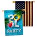 Breeze Decor 2-Sided Polyester 40 x 28 in. House Flag in Blue/Red/White | 40 H x 28 W in | Wayfair BD-BN-HP-106087-IP-BOAA-D-US20-BD