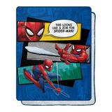 Northwest Spider-Man Throw Polyester in Black/Blue | 50 H x 40 W in | Wayfair 1SPD200000002RET