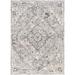 Brown 123 x 94 x 0.75 in Area Rug - Langley Street® Hodder Oriental Gray/Beige Area Rug Polyester/Polypropylene | 123 H x 94 W x 0.75 D in | Wayfair