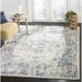 Blue/Navy 96 x 0.39 in Indoor Area Rug - Charlton Home® Jase Oriental Ivory/Navy Area Rug | 96 W x 0.39 D in | Wayfair