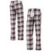 Women's Concepts Sport Black/Red Atlanta Falcons Accolade Flannel Pants