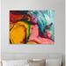 Winston Porter "Pursuing Pigeon In Paint" Gallery Wrapped Canvas By Iris Scott Canvas | 12 H x 16 W x 1.5 D in | Wayfair
