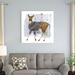 Trinx Cozy Woodland Animal III by Victoria Borges - Wrapped Canvas Print Canvas in White | 36 H x 36 W x 1.25 D in | Wayfair