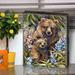 Millwood Pines Grin & Bear It - Unframed Print on Wood in Brown | 7 H x 5.5 W x 1 D in | Wayfair 7B3E8AA7D7374DE0B11AC9343061914F