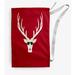 The Holiday Aisle® Cool Dude Holiday Reindeer Christmas Laundry Bag Fabric in Red | 29 H in | Wayfair C205E85DCCF14FFC92ADDDE438DA9EE7