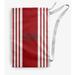 The Holiday Aisle® Jingle on a Stripe Christmas Laundry Bag Fabric in Red/Gray | 29 H in | Wayfair 6F62F27061A741A088530F197C921543