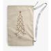 The Holiday Aisle® Sand Tree Christmas Laundry Bag Fabric in Gray/White | 36 H x 28 W in | Wayfair 02B06408A89A4A749F803759432CACBF