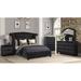 Rosdorf Park Ahull Full Bed 5 Piece Set Upholstered in Black | King | Wayfair A4EAE75234A34A7ABC30BC58C77D3A2F