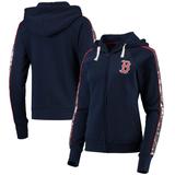 Women's G-III 4Her by Carl Banks Navy Boston Red Sox Game Changer Raglan Full-Zip Hoodie