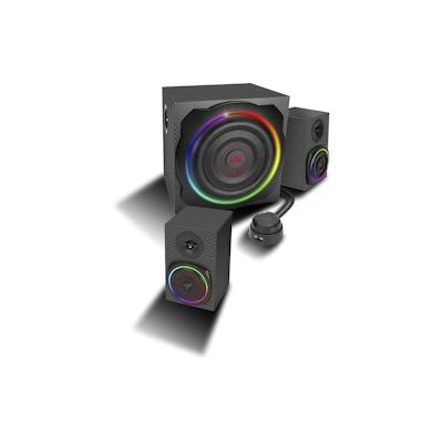 SPEEDLINK GRAVITY CARBON RGB 2.1 Subwoofer System, black