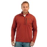 The North Face Men's Canyonlands ½-Zip Fleece Jacket (Size XXL) Brick House Red Heather/(Past Season), Polyester,Elastine
