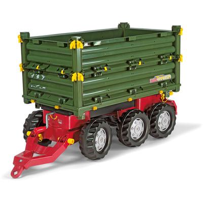 Anhänger Kippanhänger für Trettraktoren 3 Achsen Bordwände abnehmbar - Rolly Toys Image