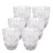 Solid Colored Drinking Glasses Big Bubble (9 oz. set of 6) - Height: 4.13" x Width: 3.43"