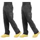 Twin Pack - Endurance Mens Cargo Combat Work Trouser with Knee Pad Pockets and Reinforced Seams (36R, Black)