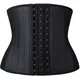 Corset court en Latex pour femme gaine de ventre ceinture amincissante sangle de modelage perte