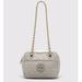 Tory Burch Bags | Bnwt Tory Burch Marion Fleming Quilted Leather Camera Bag Mercury Grey Authentic | Color: Gold/Gray | Size: Os