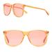 Gucci Accessories | Gucci 57mm Orange Transparent Square Sunglasses | Color: Orange | Size: Os