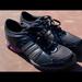 Adidas Shoes | Adidas Womens 3d Cushion Black Lace Up Sneakers | Color: Black/Purple | Size: 9.5