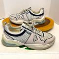 Coach Shoes | Coach Men’s Sneakers Tennis Shoes | Color: Blue/White | Size: 7