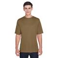 Team 365 TT11 Men's Zone Performance T-Shirt in Coyote Brown size 4XL | Polyester