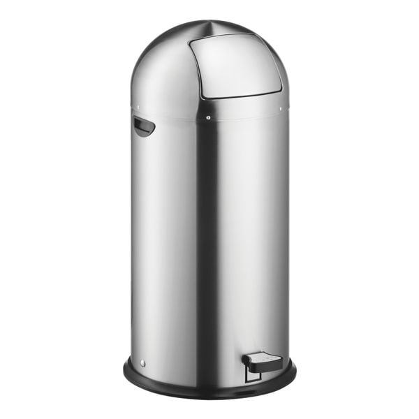 helit Abfalleimer »the step dome« 52 L Edelstahl silber, 41x89x41 cm