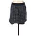 J.Crew Casual Skirt: Black Color Block Bottoms - Women's Size 8