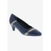 Women's Kiwi Pump by Ros Hommerson in Navy Pewter Lizard (Size 10 M)