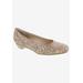 Women's Tabitha Flat by Ros Hommerson in Tan Textile (Size 9 M)