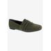Women's Donut Flat by Ros Hommerson in Olive Micro Suede (Size 9 M)