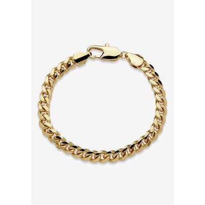 Men's Big & Tall Curb-Link Bracelet by PalmBeach Jewelry in Gold Tone