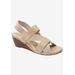 Wide Width Women's Wynona Sandal by Ros Hommerson in Nude Combo (Size 7 1/2 W)