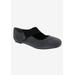 Women's Danish Flat by Ros Hommerson in Black Distressed (Size 6 M)
