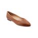 Wide Width Women's Estee Flat by Trotters in Caramel (Size 11 W)