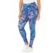 Plus Size Women's Knit Legging by Catherines in Floral Print (Size 4X)