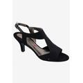 Wide Width Women's Lucky Slingback by Ros Hommerson in Black Micro (Size 8 W)