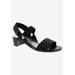 Women's Virtual Sandal by Ros Hommerson in Black Elastic (Size 6 1/2 M)