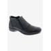 Women's Superb Comfort Bootie by Ros Hommerson in Black Leather (Size 11 M)