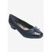 Women's Tawnie Kitten Heel Pump by Ros Hommerson in Navy Print (Size 9 1/2 M)