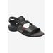 Wide Width Women's Marilyn Sandal by Ros Hommerson in Black (Size 6 W)