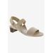 Wide Width Women's Virtual Sandal by Ros Hommerson in Nude Elastic (Size 7 1/2 W)